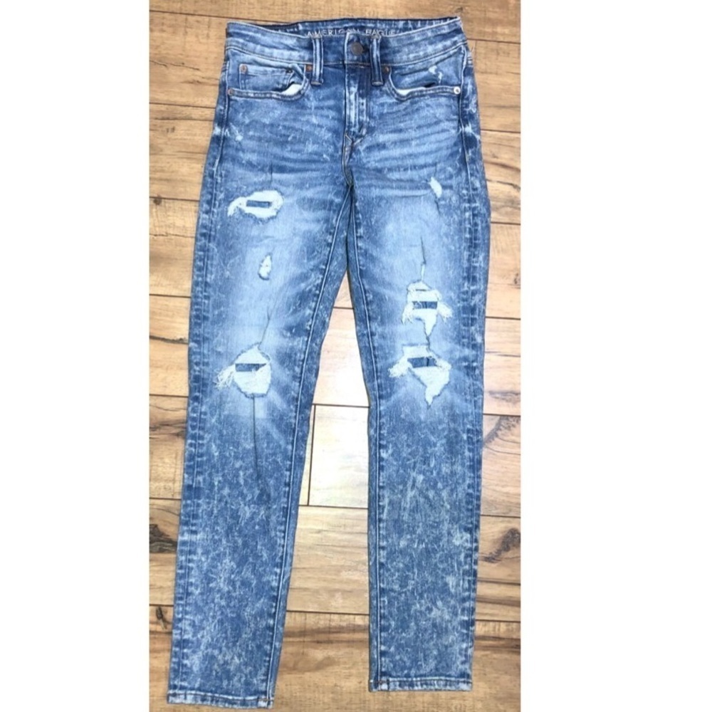 AEO Next Level Airflex  Skinny Jeans 28 x 30